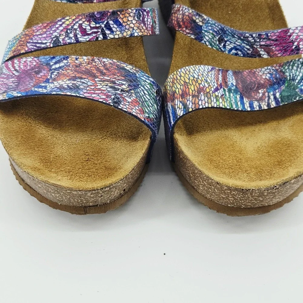 Spring Step Butterpea Wedge Slide Strappy Sandal Women's Size‎ US 7.5 EU 38